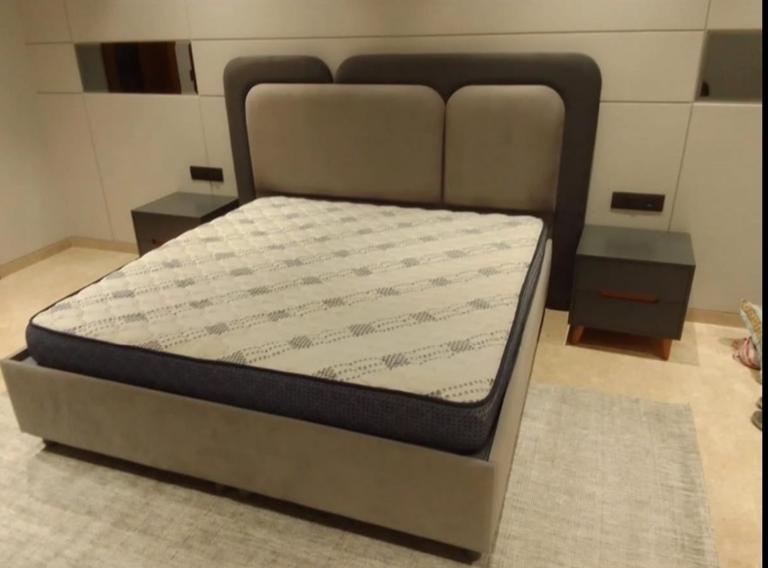 تخت خواب دونفره مدل مکعبی